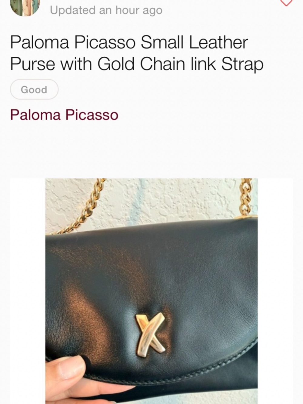 Paloma Picasso vintage crossbody purse - Picture 3 of 12
